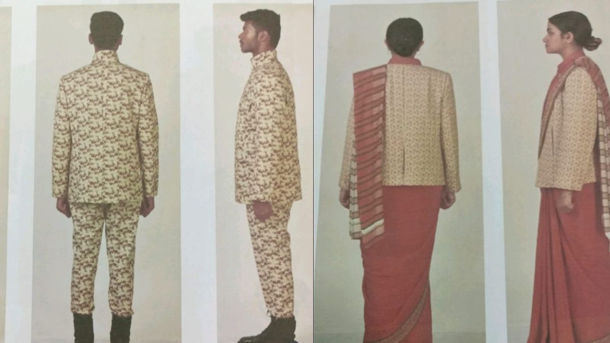 parliament-staff-to-be-seen-in-new-uniforms-from-september-18-during-special-session-parliament-employees-new-uniform